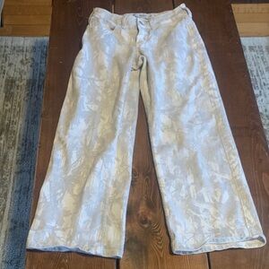 Hollister Cream Flare & Wide Leg Jeans